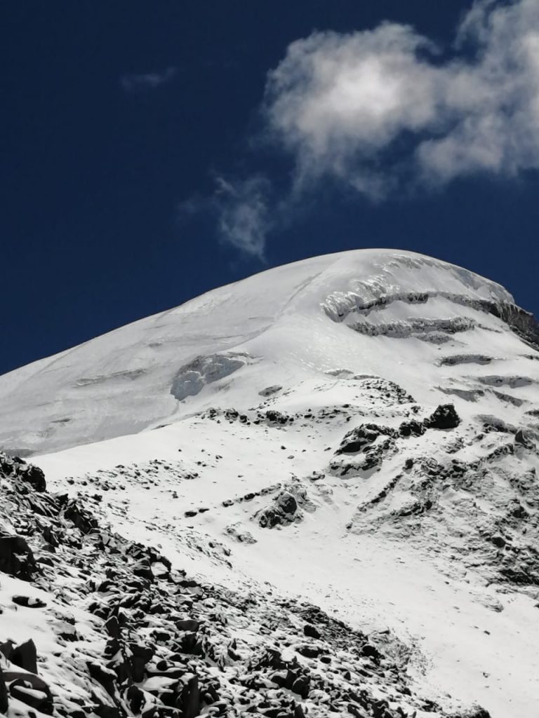 Avalanche in Chimborazo